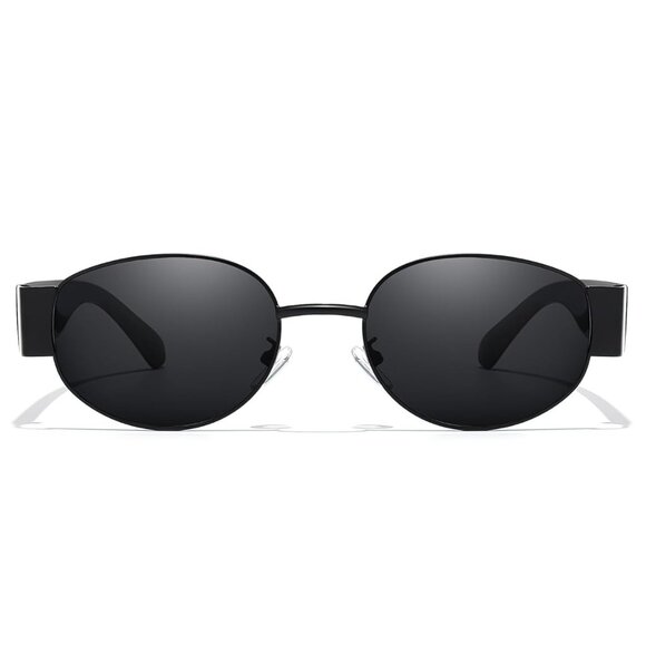 Retro Oval Sunglasses Women Vintage Designer Sun Shades UV Protection Fashion - Picture 1 of 8